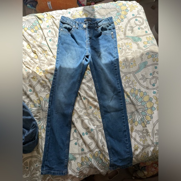 Girls Silver Jeans - Picture 2 of 3